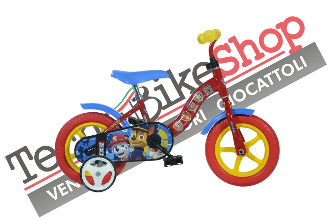 Bici per Bambino Bicicletta Dino Bikes Paw Patrol - Taglia 10"