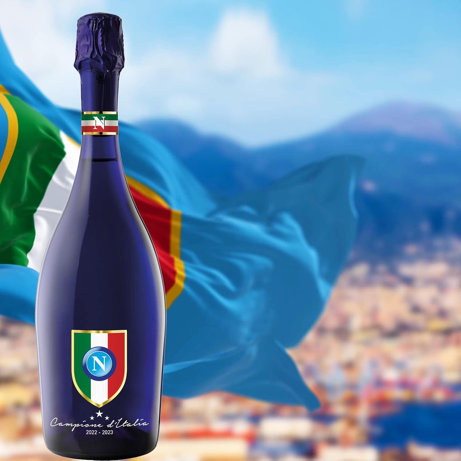 Bottega Prosecco DOC Ufficiale SSC Napoli Edizione Limitata Scudetto Serie A 2022/2023 - 750ml - Immagine 5