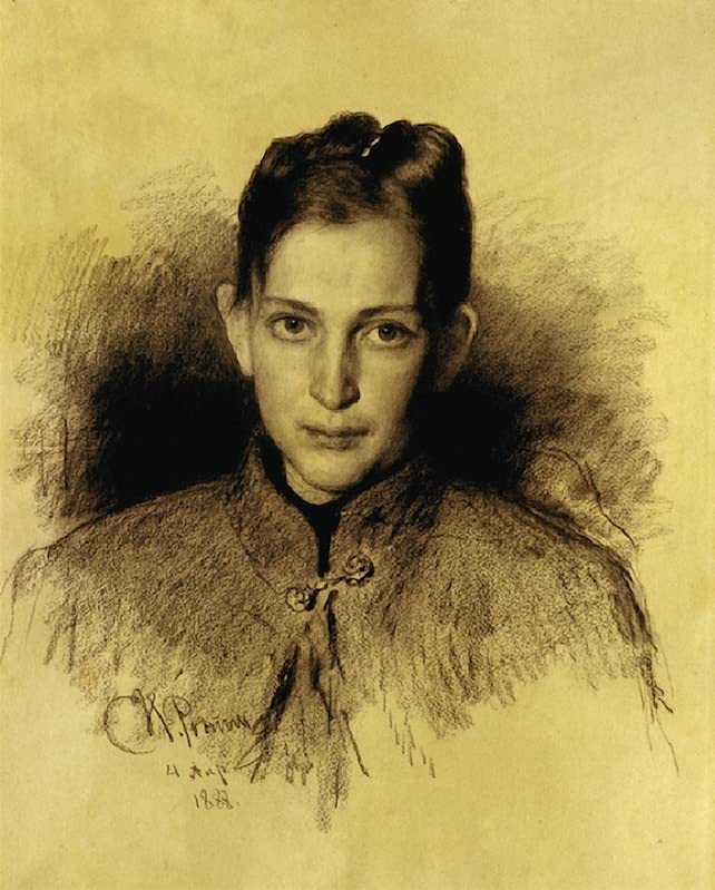 Tableau Portrait de Makarova par Repin | Toile Murale Salon 60x90