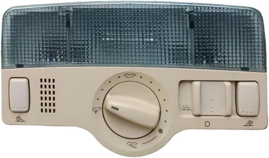 Car Sunroof Switch With Skylight Ceiling Light Reading Assembly Voll Kswagen Passat B5 Fit For Golf 4 Fit For Touran Sunroof Control Switch(Grey)