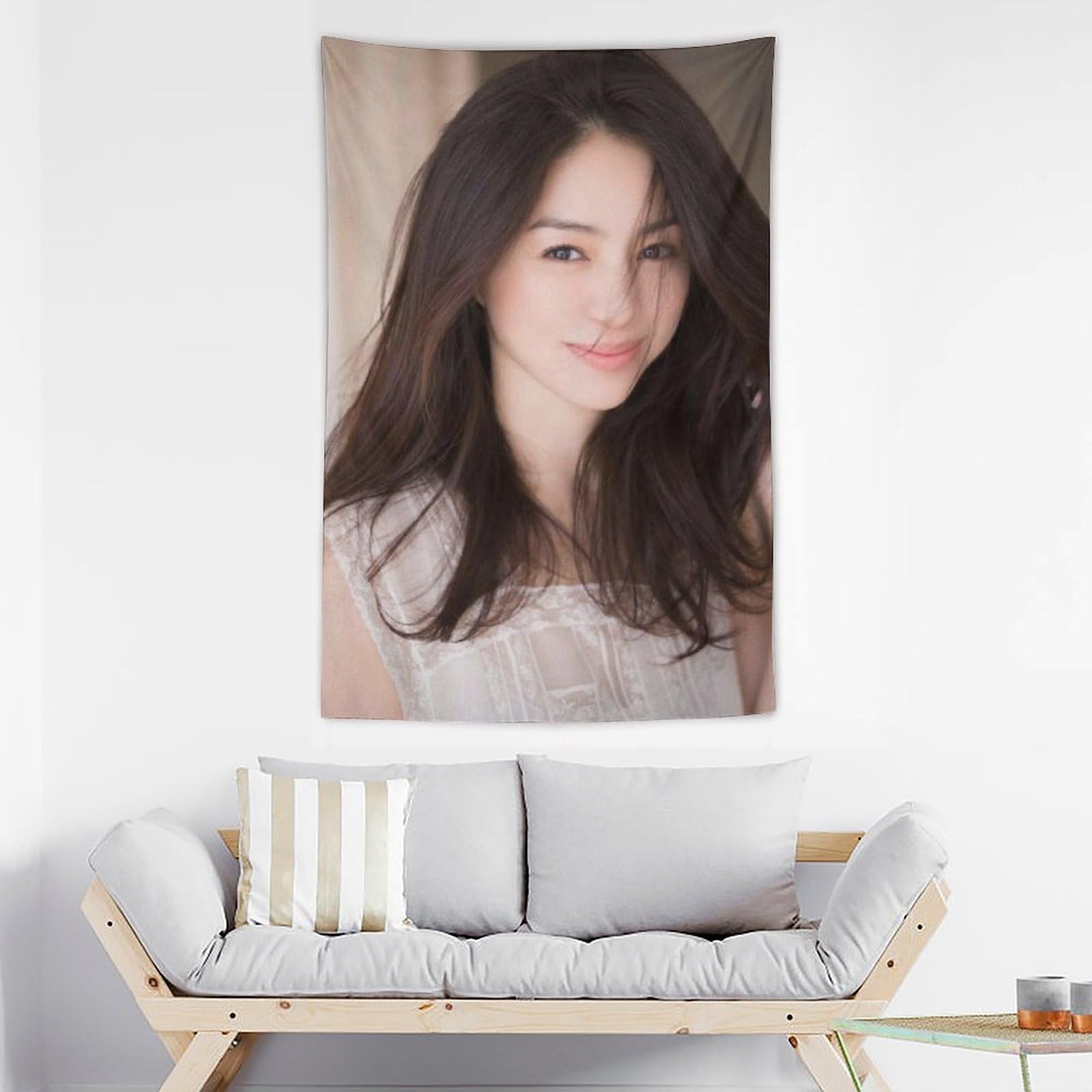 Amazon.co.jp: 井川遥 タペストリー 壁掛け 装飾 タペストリー 大判 