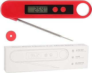 Bezprzewodowy cyfrowy termometr do mięsa Składany termometr do mięsa Cyfrowy LCD Termometr do gotowania-grilla-żywności Sprzęt do gotowania w kuchni do grillowania Termometr do piekarnika-grilla-grilla