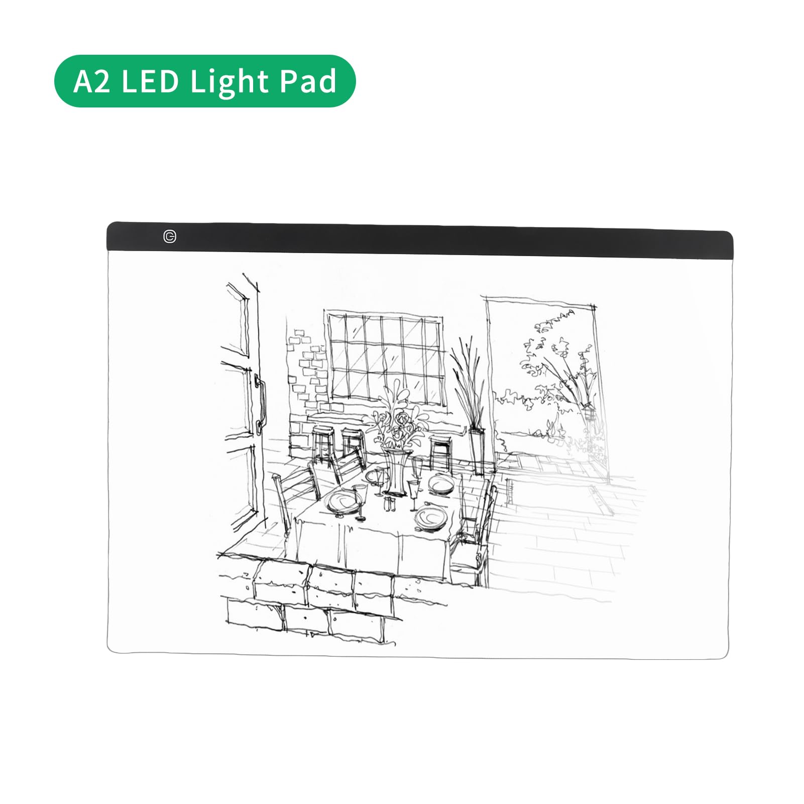 Caja de luz ultrafina, mesa de dibujo alimentada por Usb con brillo regulable para artistas que diseñan dibujos en Streaming y animación de bocetos