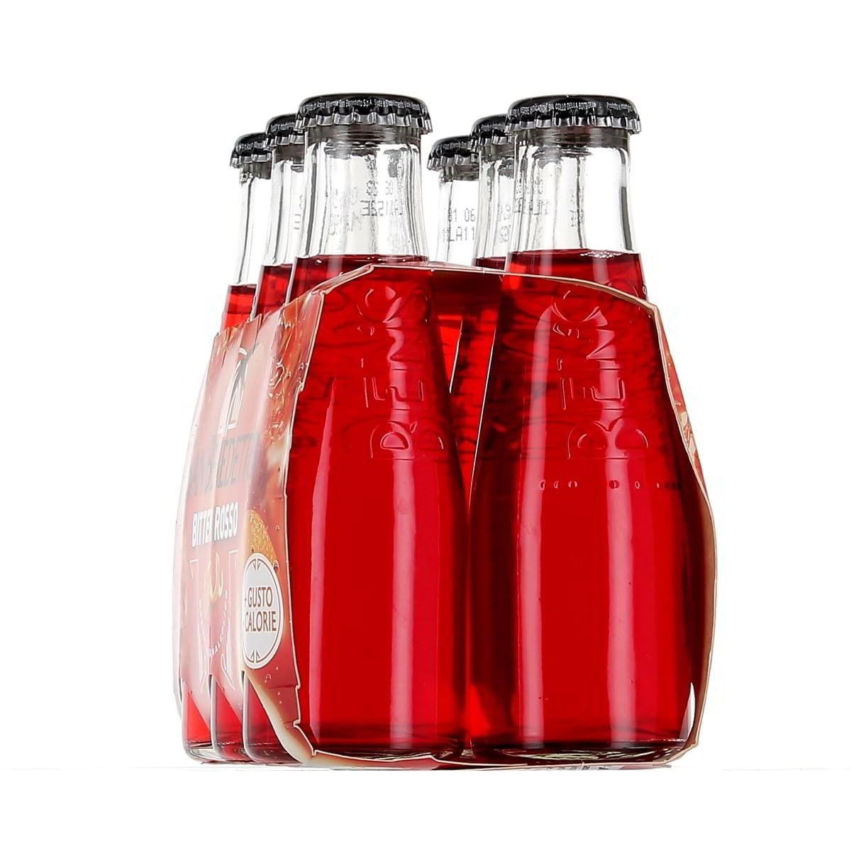 Italian Gourmet Bundle 48 x 100 ml Bitter Rouge Apéritif Sans Alcool + Italian Gourmet Polpa, 8 Packs de 6 Bouteilles, Boisson Rouge Gazeuse Saveur Amère et Agrumes