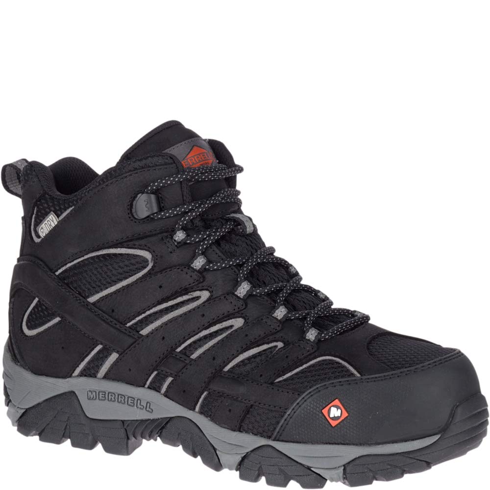 Merrell Men's Moab Vertex Mid Waterproof Composite Toe Construction Boot