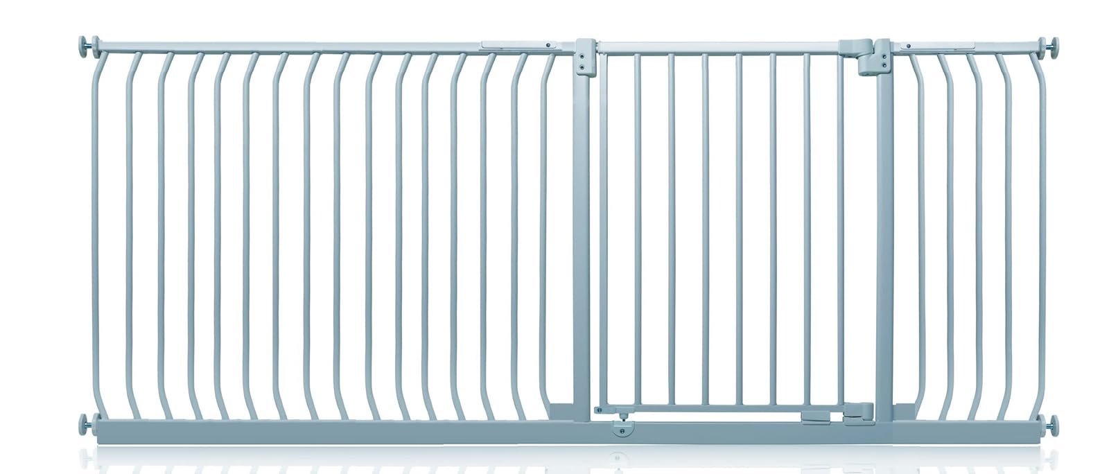 Safetots Elite Pressure Narrow Safety Gate, 65.5cm - 74.5cm, Matt White, Narrow Pressure Fit Stair Gate, Baby Gate for Doors Hallways and Spaces, Safety Barrier, Easy Installation — view 62