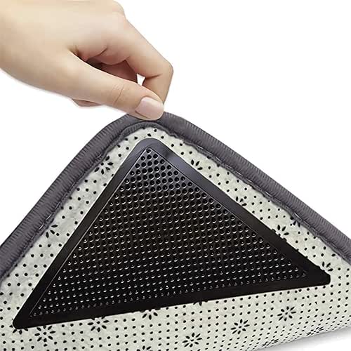 Rug Grippers for Hardwood Floors, Non Slip Reusable Rug Pad,