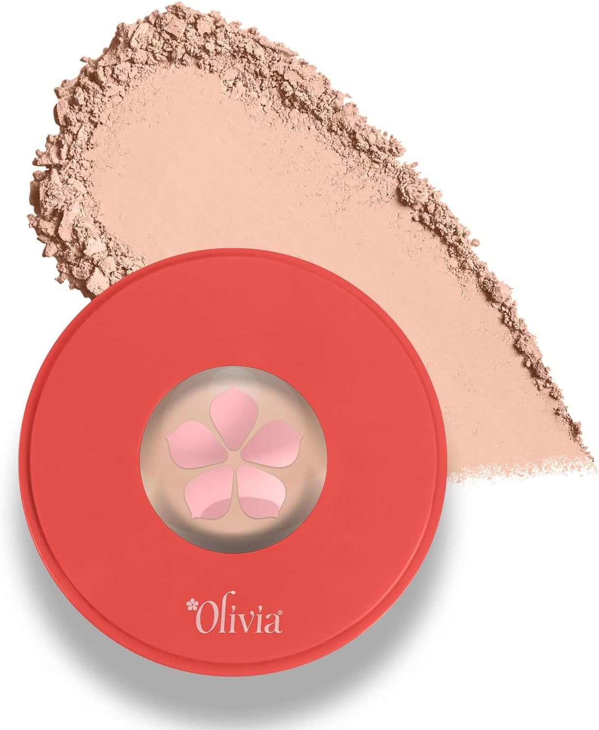 Olivia Skinsync Pan Cake 30g | Full Coverage Waterproof Makeup Base | Velvety Matte Finish | Hides Blemishes | Sweat-Resistant | UV Protection | Long-Lasting & Crease-Free Wear | NAT - 2