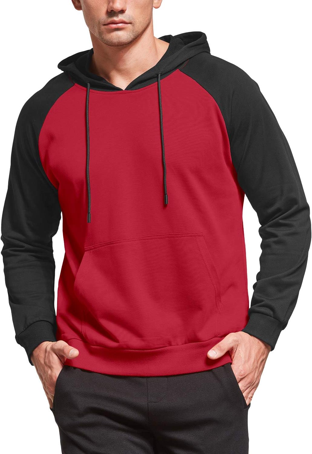 Sudadera Con Capucha Y Bolsillo Canguro Negro Kiabi