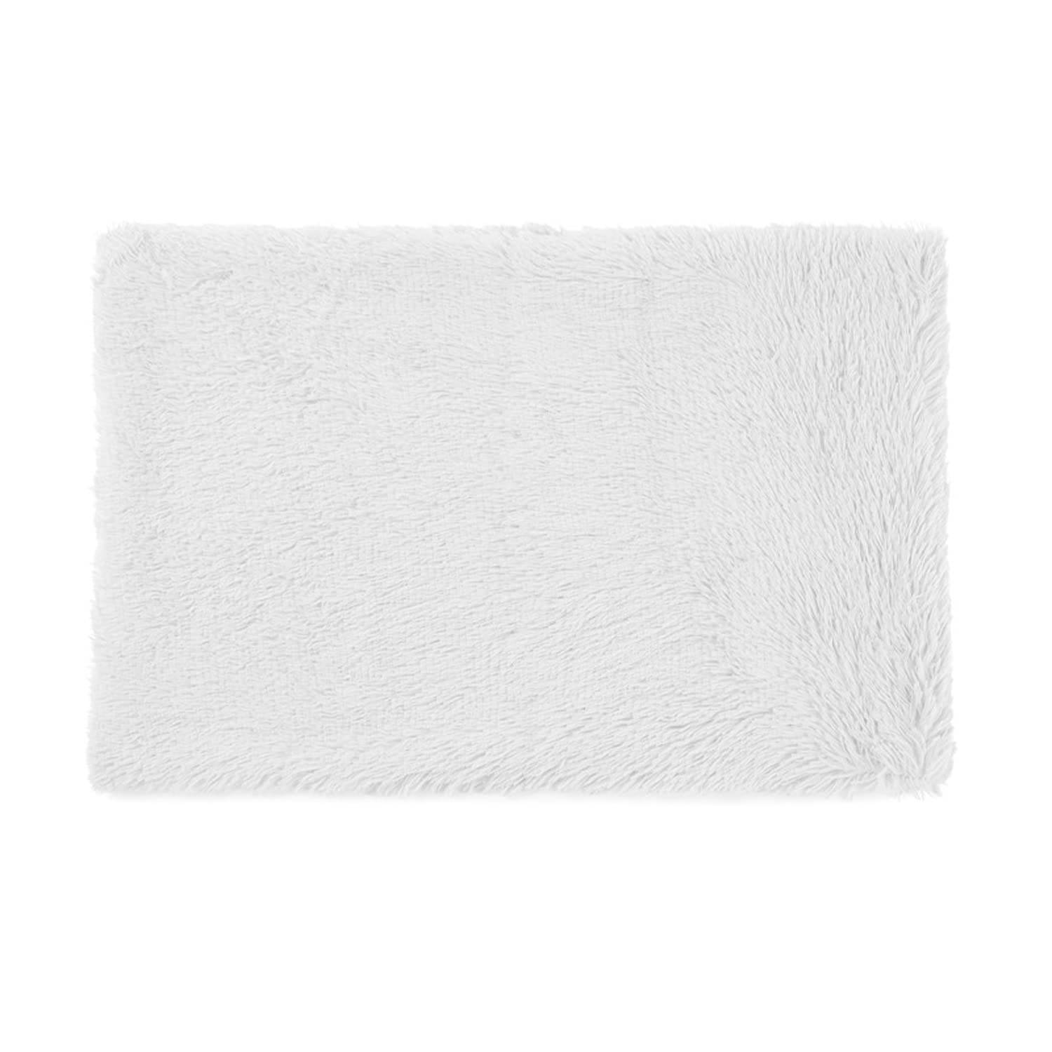 AORUI Pet Dog Blanket Fluffy Fleece Cat Blanket Soft Warm Pet Sofa Quilt Washable Puppy Throw Blanket Small Medium Dogs Cats Bed Calming Mat,55x40cm,White