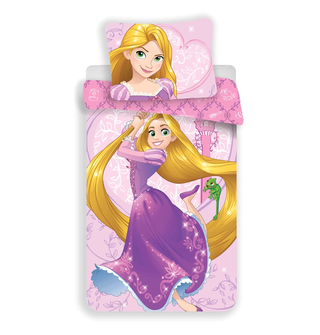 Jerry Fabrics Multi-Colour Disney Character Children's Bedding With Zipper And 70 X 90 Cm Pillow Case, Cotton, 200 X 140 X 0.5 Cm