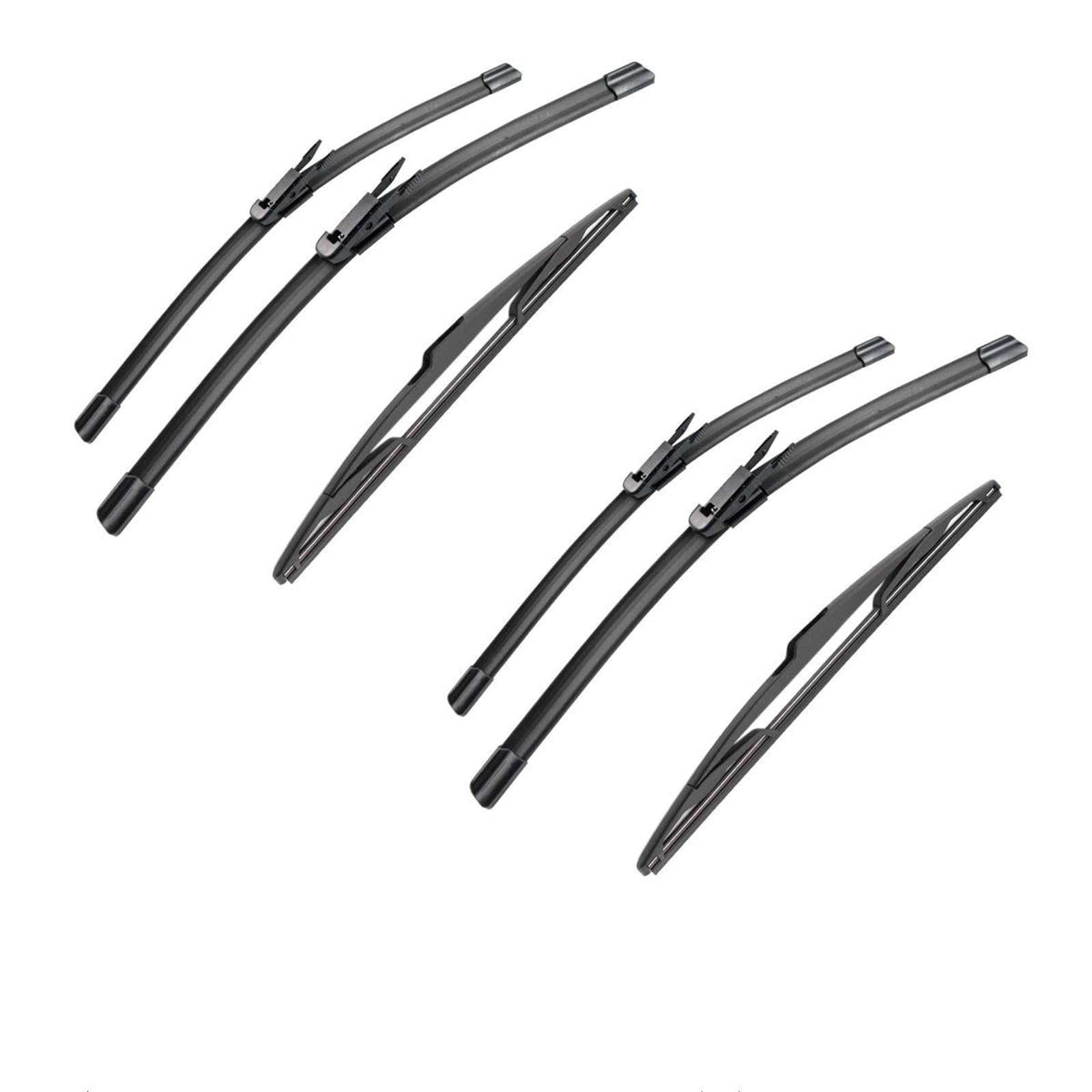 Tergilunotto Rear 1 2 3 4/6 Pezzi Tergicristallo Anteriore Posteriore Tergicristallo Spazzole Accessori Auto Per Peugeot 307 2005 2006 2007 Tergicristallo(6 Piece)