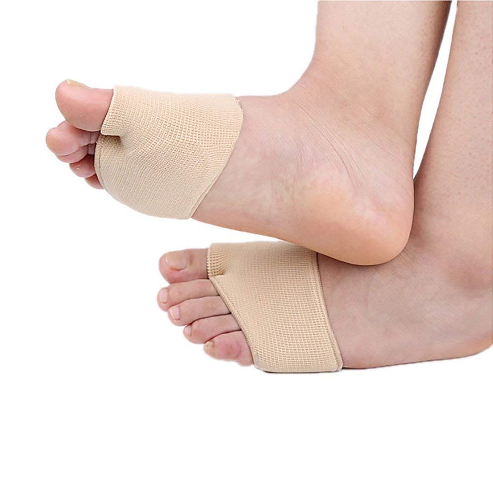 PEDIMEND Mittelfußknochenpolster aus Silikongel, gepolstert, schützt Mittelfußknochen vor Druck und Scherkräften – Lindert Brennsensor, lindert Hühneraugen, Hornhaut und Fußpflege, 1 Paar