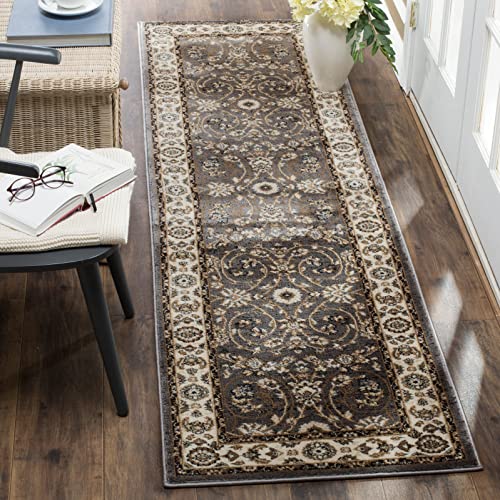 Tapete SAFAVIEH Lyndhurst 8' x 10' Gris y Crema Oriental miniatura 5