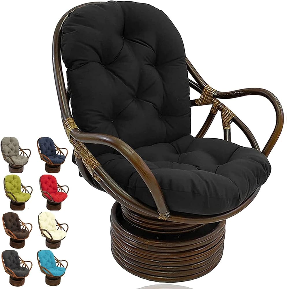 Coussin de chaise à bascule cocon de douceur lavable pour de purs moments de détente