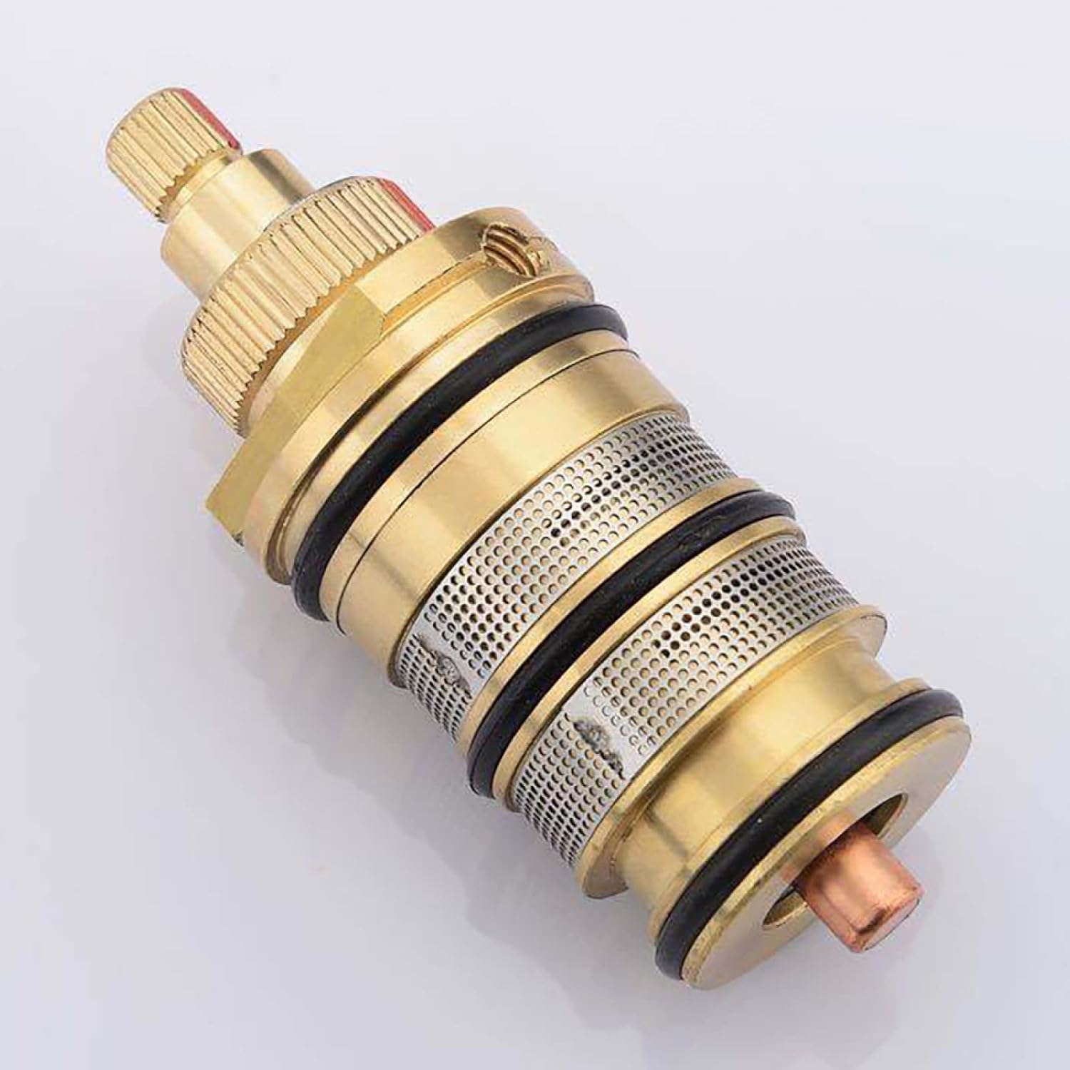 Thermostatic Tap Cartridges One-Handle Thermostatic Cartridges Replacement For Tub Shower And Shower Only Configurations, Brass,A