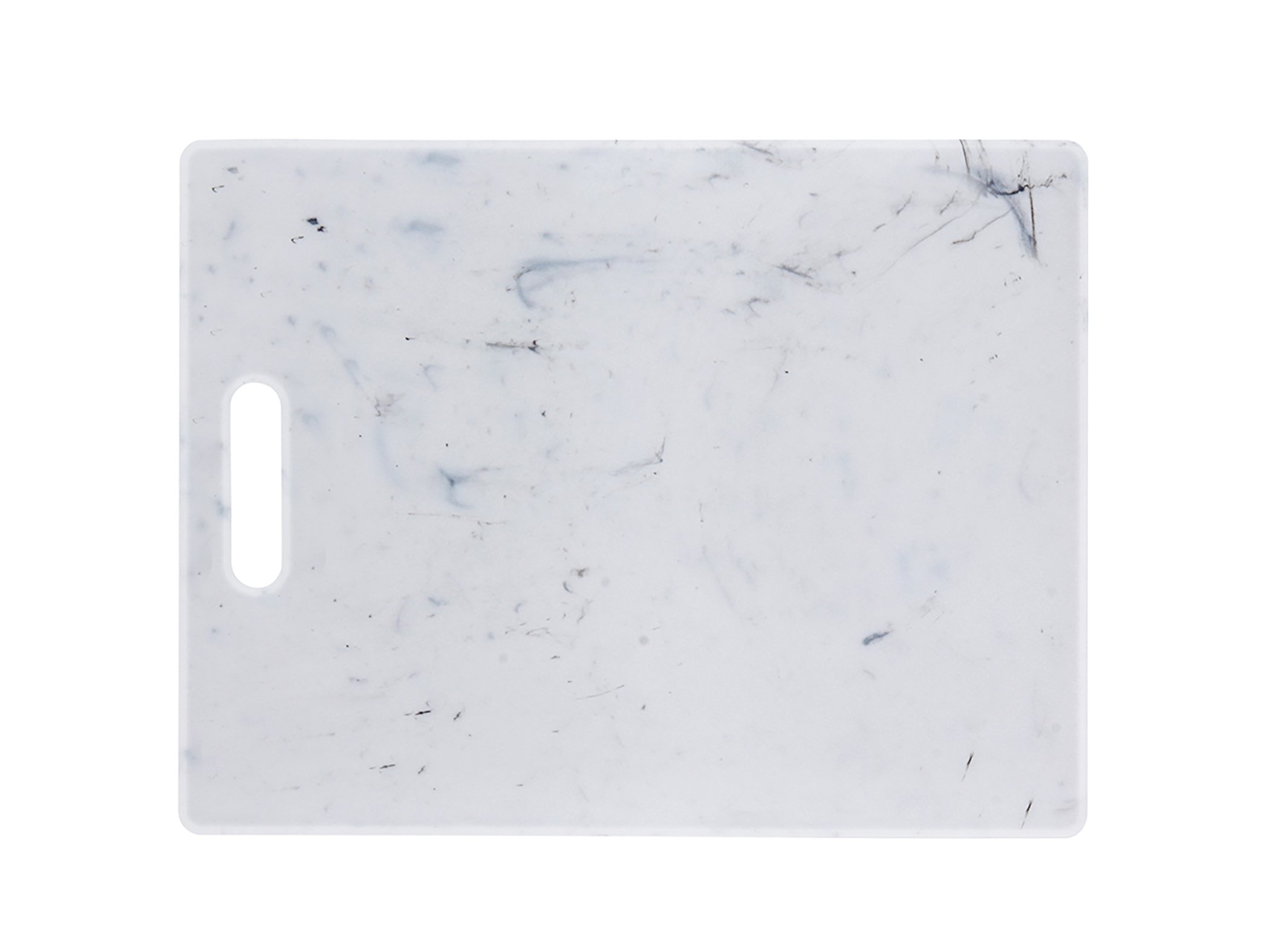 Dexas Cutting Board, 11 by 14.5 inches, White PolyMarble Color