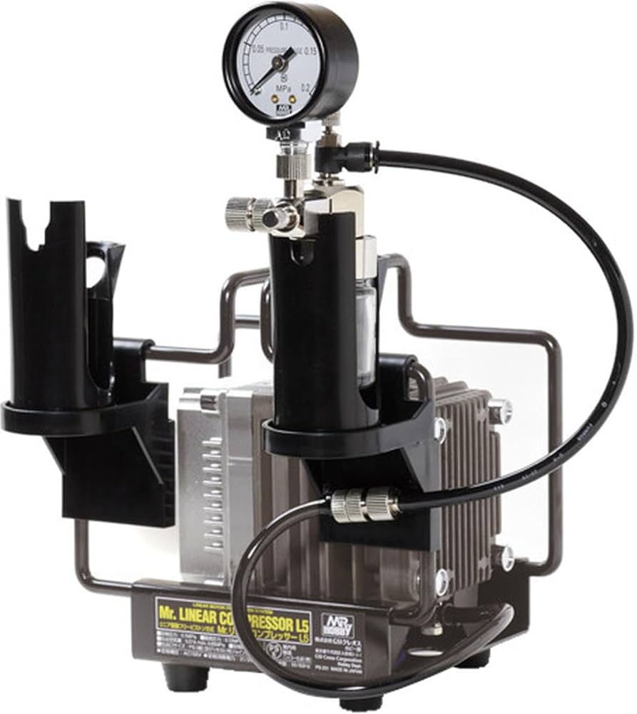 クレオスPS313 Mr.リニアコンプレッサーL5/圧力計付レギュレーターセット Amazon | GSI クレオス(GSI Creos) Mr.リニアコンプレッサーL5/圧力計