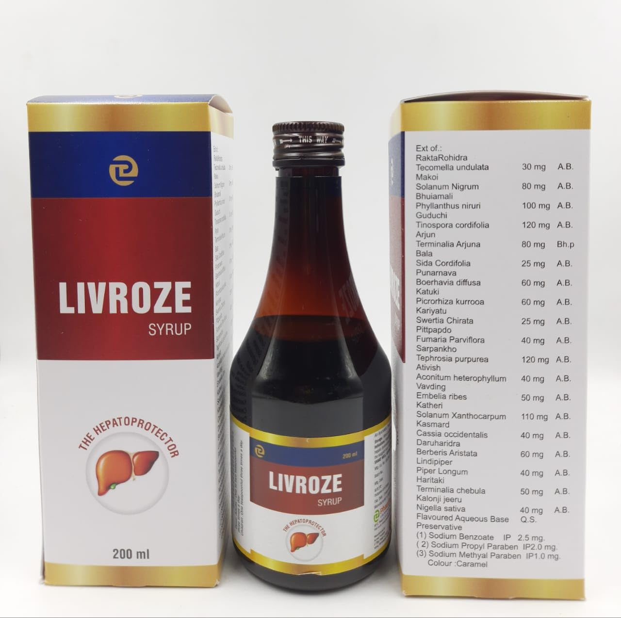 SYP Herbal Liver Tonic 200ml | Supports Liver Health & Detox | Herbal Digestive Support Syrup