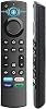 Control Remoto de Repuesto para Smart TV Fire (Insignia, Toshiba, Onmi, Pioneer), Compatible con Fire Stick/Cube (4K, 1ra, 2da, 3ra Gen, Life) con Voz 1