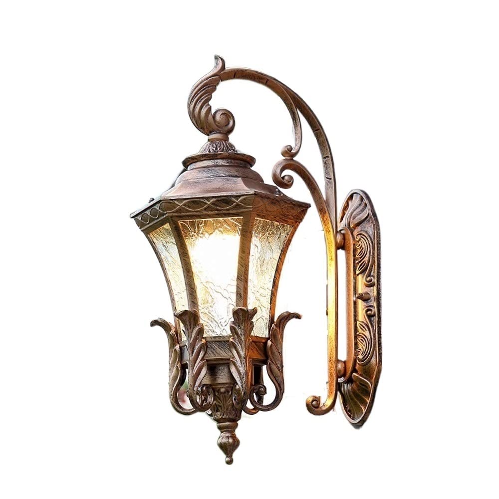 Applique murale d'extérieur industrielle rétro, lanterne créative extérieure étanche E27, applique murale décorative pour patio, jardin, villa, terrasse, poteau de porte, balcon, porte de maison