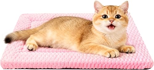 Miniatura 27 de Tapete de Cama para Perro, Reversible y Ultra Suave, Almohadilla de Perrera - Lavable a Máquina, Cama para Mascotas para Perros y Gatos - Forro de