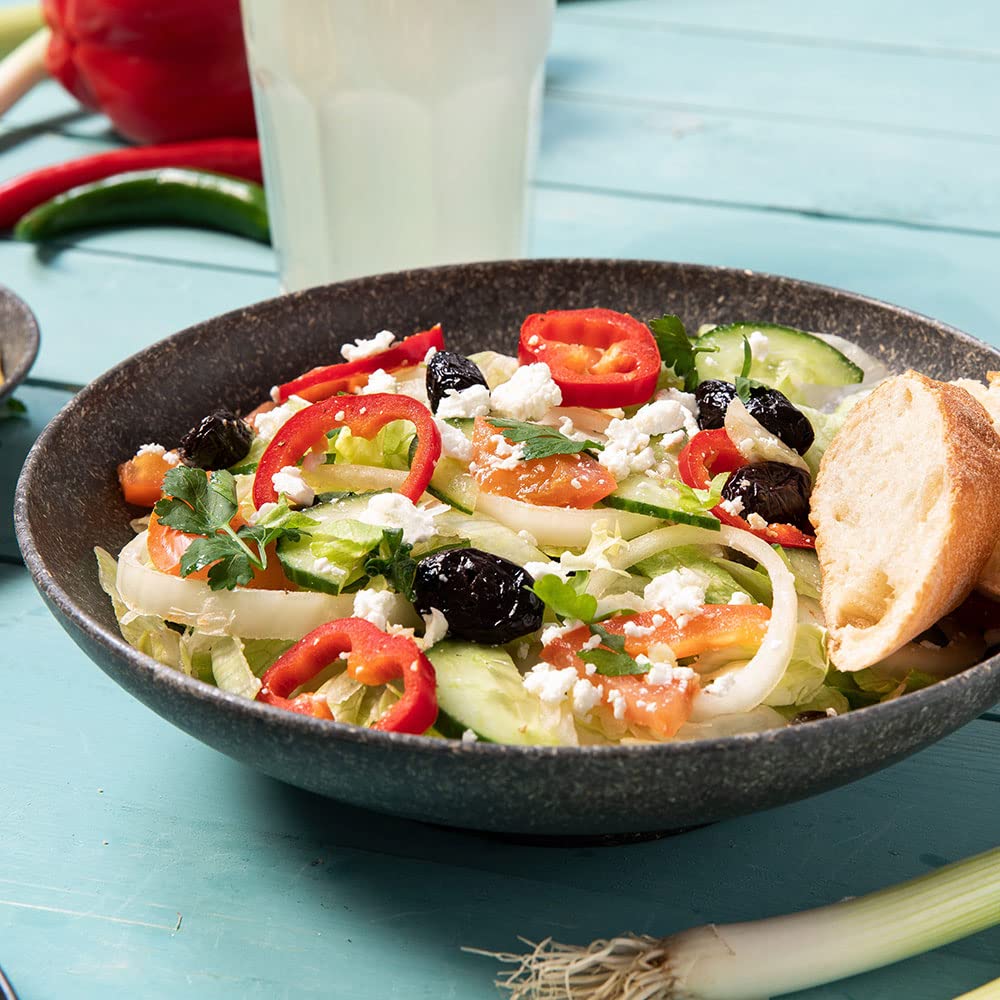 BIOZOYG 15 Pièces Assiettes Réutilisables Durables | 21,5 Cm Assiette Creuse | Vaisselle De Camping | Vaisselle De Fête | Assiette à Soupe | Lavable Au Lave-vaisselle | Micro-ondable