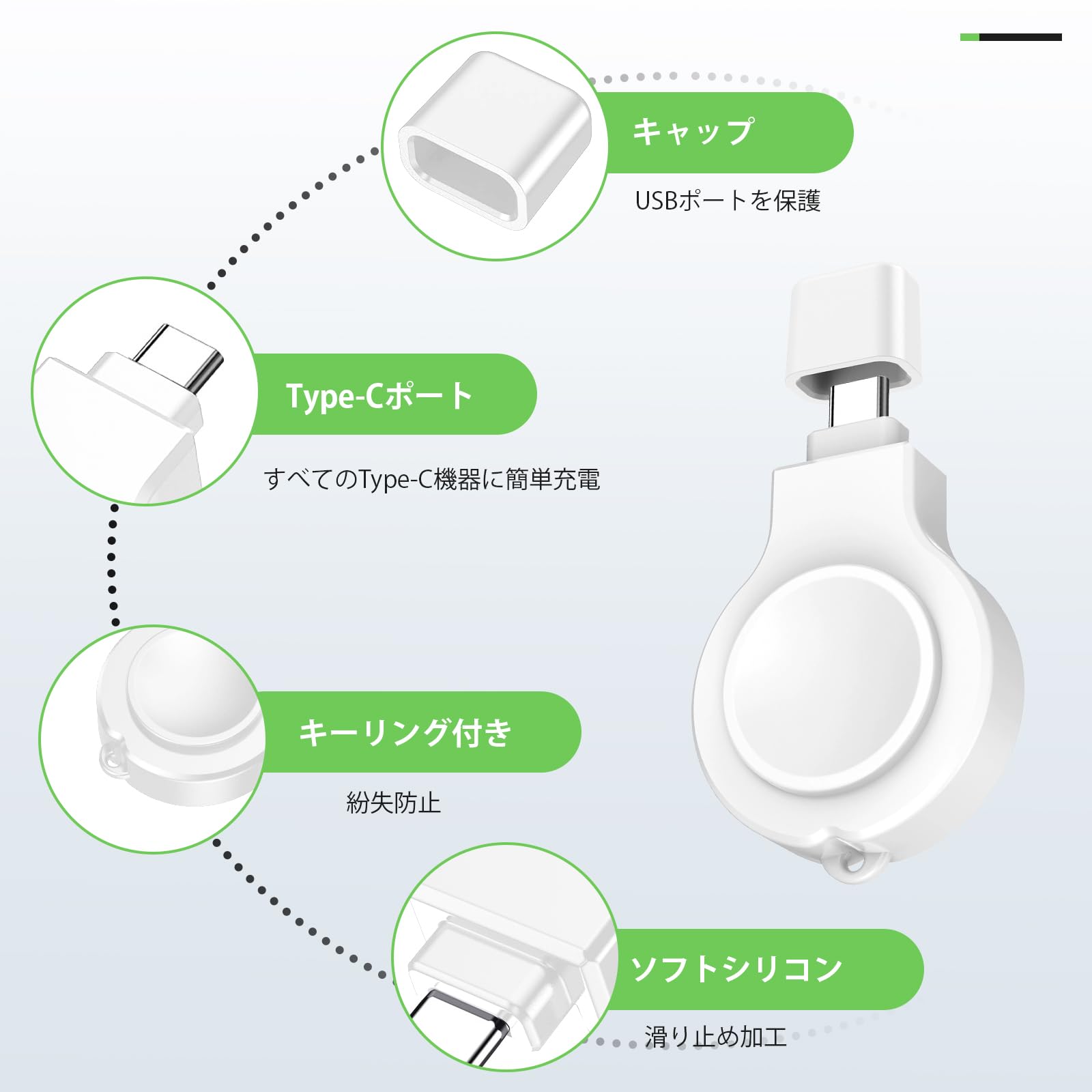 Amazon.co.jp: 【HUKWIMO】For Galaxy スマートウォッチ 充電ケーブル 