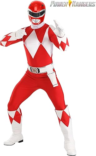 Miniatura 8 de Auténtico disfraz de Power Rangers Red Ranger para adulto