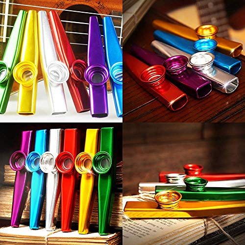 Ensemble De 6 Couleurs Métal Kazoo Instruments De Musique Bon Compagnon Pour Une Guitare Ukulélé Grand Cadeau Pour… - Les Beatles, Paul McCartney, John Lennon, RIngo Starr, George Harrison Ensemble De 6 Couleurs Métal Kazoo Instruments De Musique Bon Compagnon Pour Une Guitare Ukulélé Grand Cadeau Pour… – Image 7