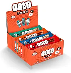 BOLD Tube Chocolate Proteico Caixa Mista 10g de Proteína (12 Un.)