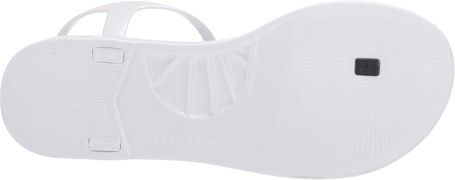 Katy Perry Women's The Geli Flat Sandal 5 Black Bow