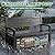 MAIUSCOLI 80 Gallon Outdoor Storage Bench Deck Box Waterproof Resin Lockable UV Resistant Benches Furniture Outside Porch Patio Pool Garden Tool Cushion Black