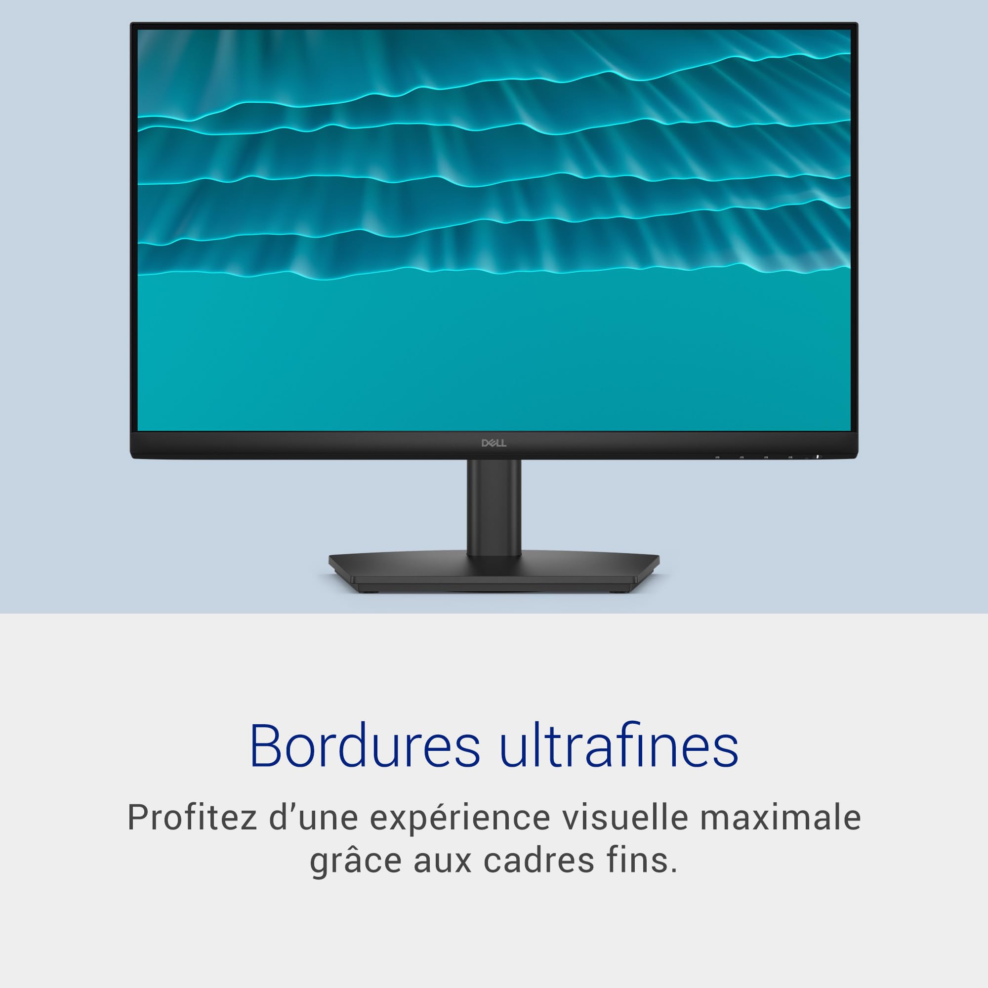 Dell 24 Écran PC - SE2426HS, Full HD (1920x1080), 144Hz, IPS, 1ms MPRT, AMD FreeSync, Réglage en Hauteur, VESA (100x100mm), 2 HDMI, Garantie 3 Ans, Noir