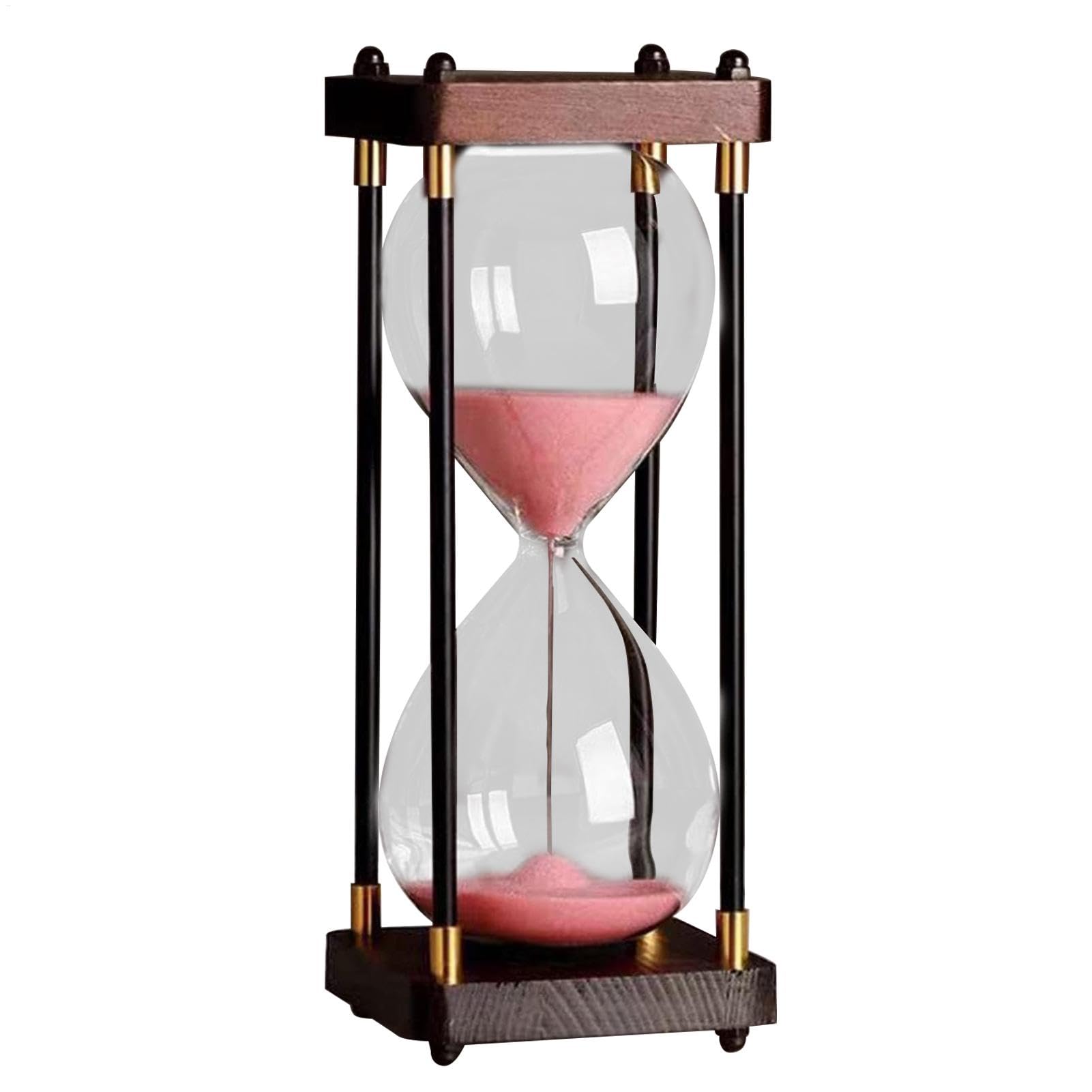 60 Minuten Sanduhr – dekorative Sanduhr – eleganter Sand-Timer – Sand ab 60 Minuten Sandornament, Dekoration des Schul- und Bücherregals
