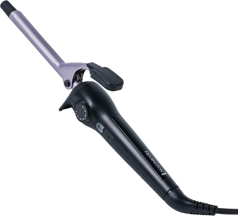 Remington Anti-Static ½-Inch Clipped Curling Iron with Titanium Protection, Fast Heat-Up, Ceramic Barrel for Tight Ringlet Curls & Natural Curl Definition, Auto Shut-Off
