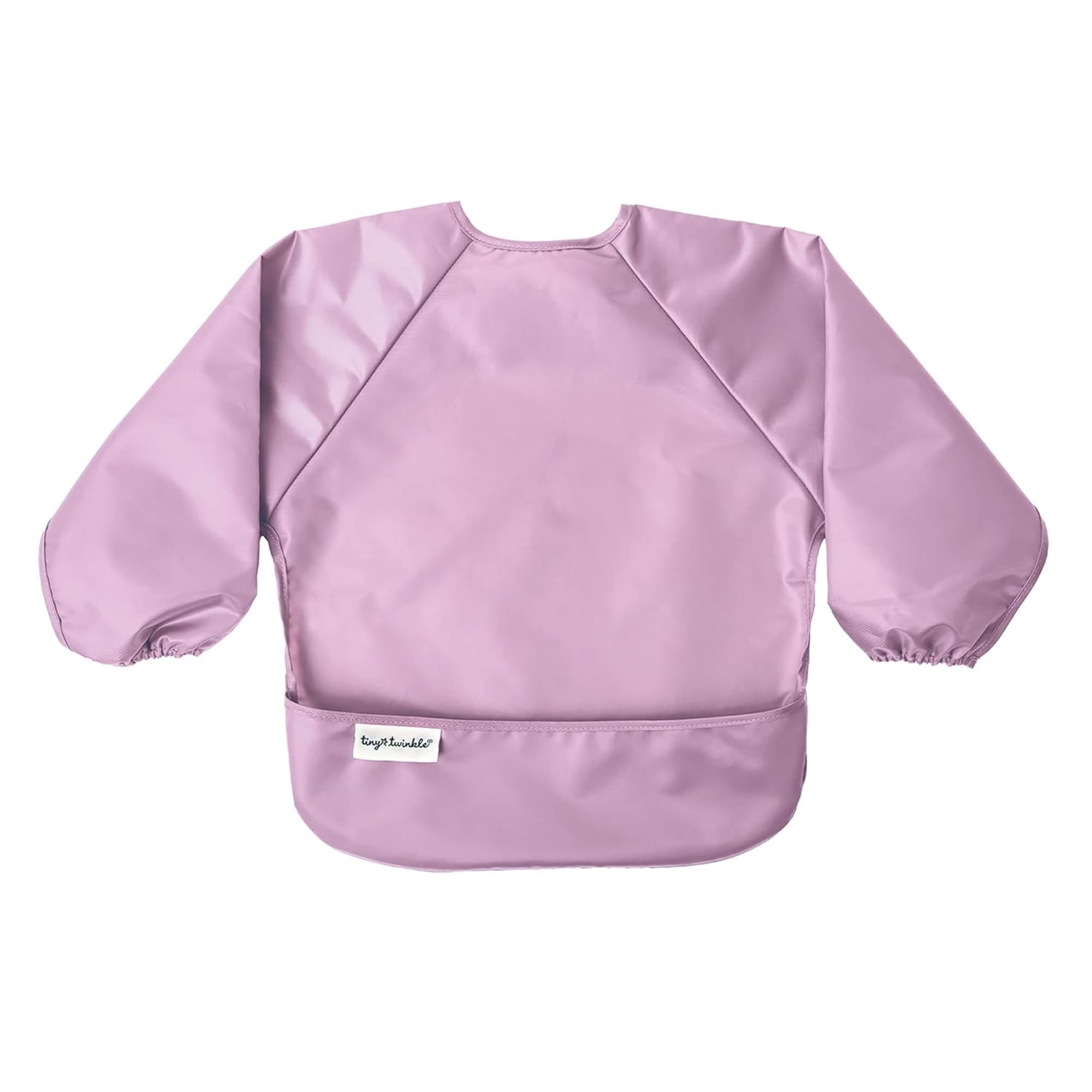 Tiny Twinkle Schmutzfestes Baby-Lätzchen, 2pk – Leichtes Kleinkind-Lätzchen – Lätzchen für Babygeführtes Abstillen, Pflegeleicht & Maschinenwaschbar mit Ärmeln