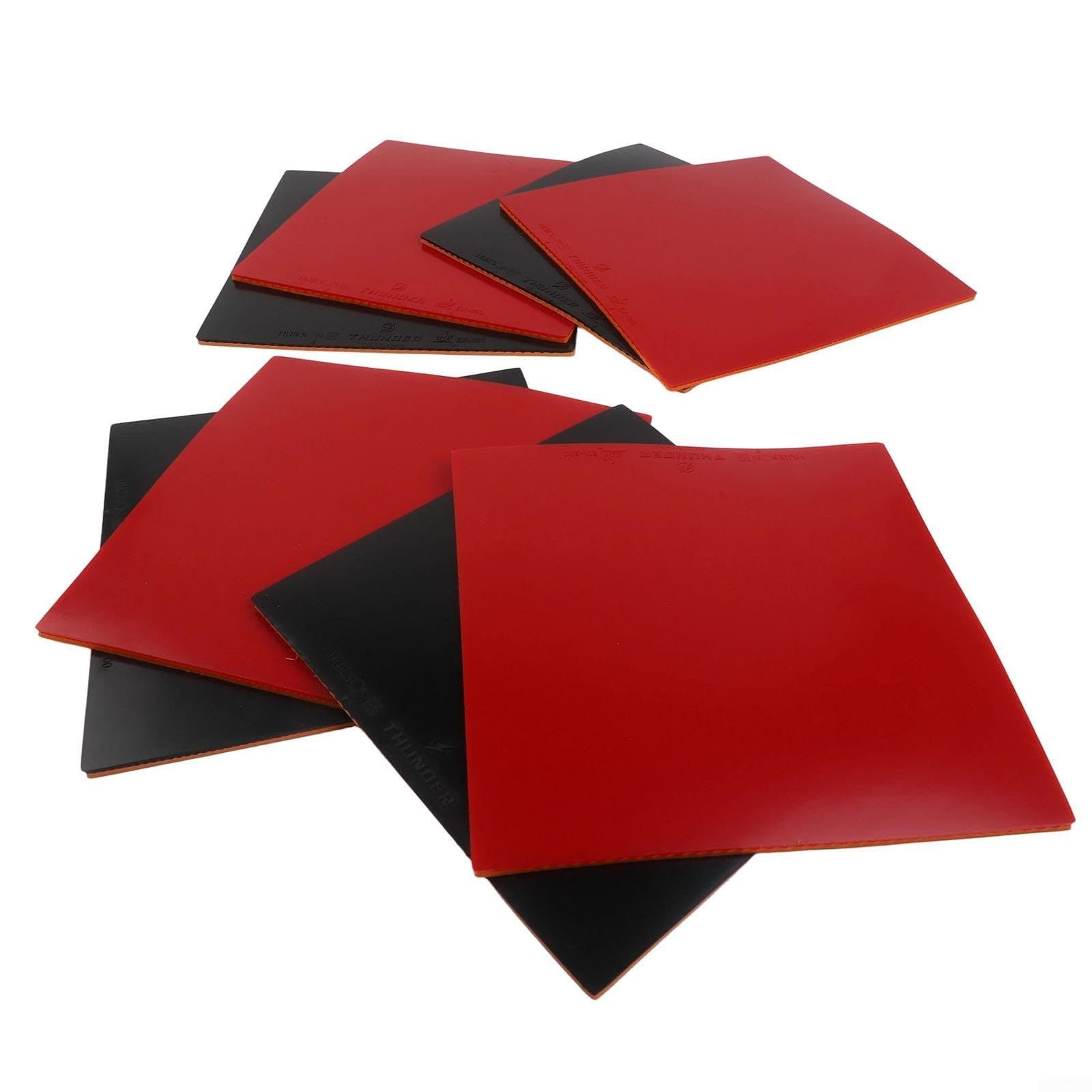 Set 4 Paia Gomma Tennis Tavolo Spessa 2.2mm Rotazione Set 4 Paia