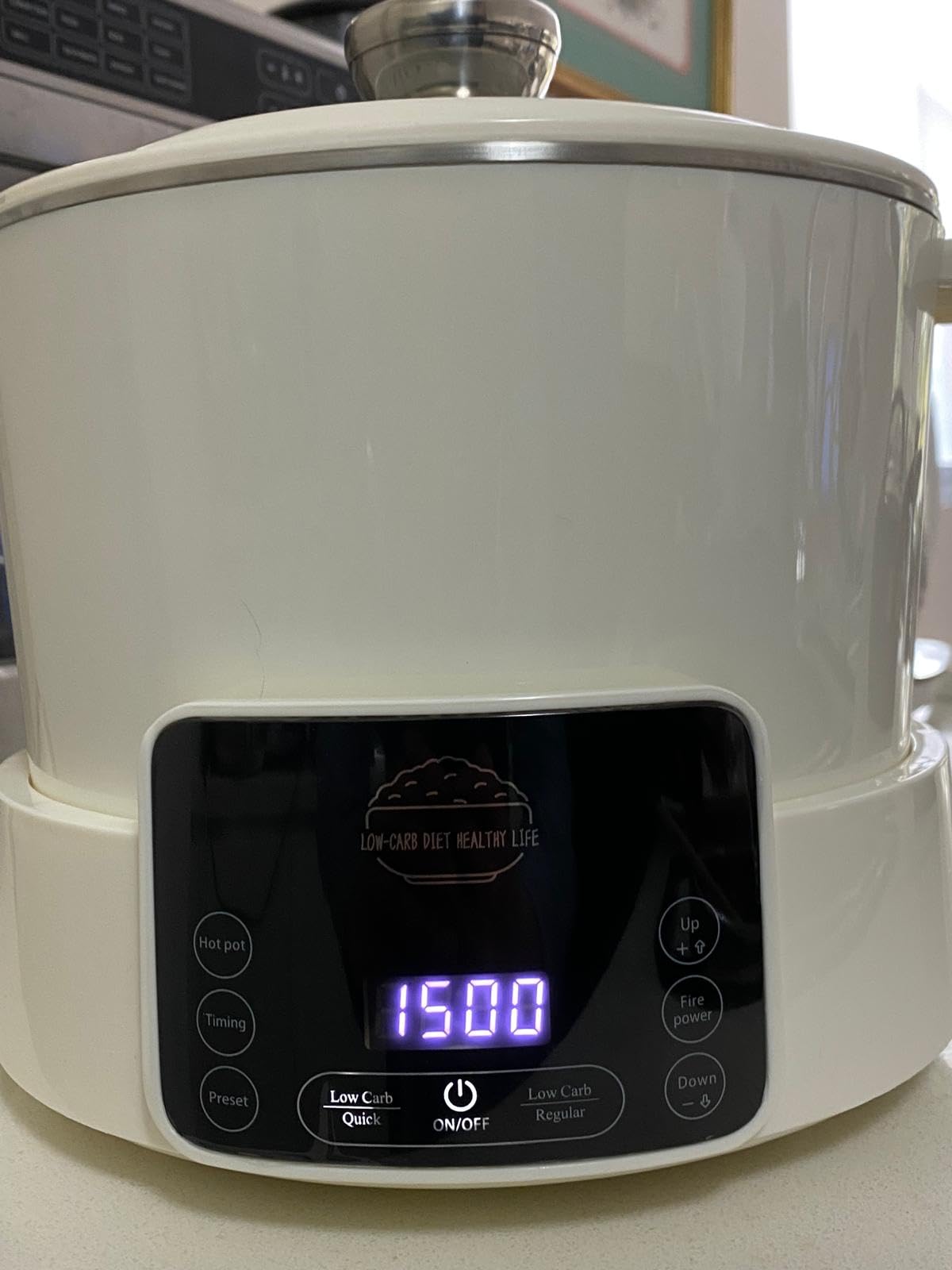 Low Carb Rice Cooker Automatic Lifting 3L, 4 Cups Low Sugar Rice Cooker ...