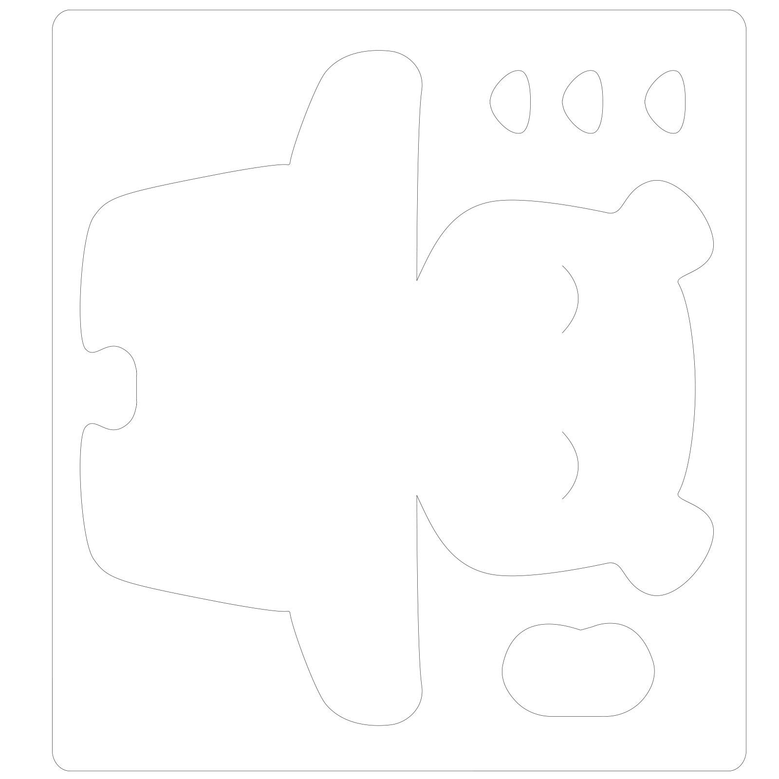 & テディ♡ページです•*¨*•.¸¸☆ Amazon.com: Sizzix Bigz Die 665103 Teddy Treats by Olivia Rose