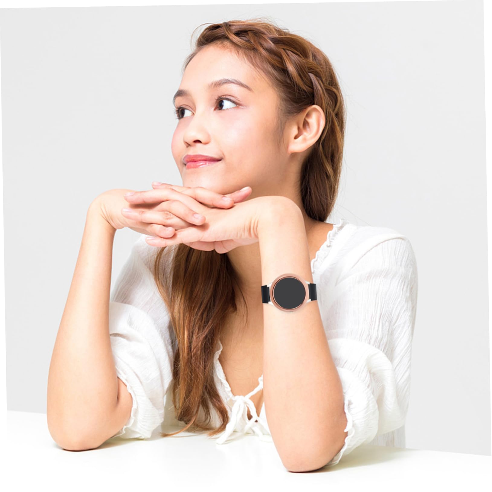 OSALADI 15pièces Coque De Pour Montre De Noir Rose Blanc Étui Aux Chocs Et Anti-rayures Pour Montre Connectée