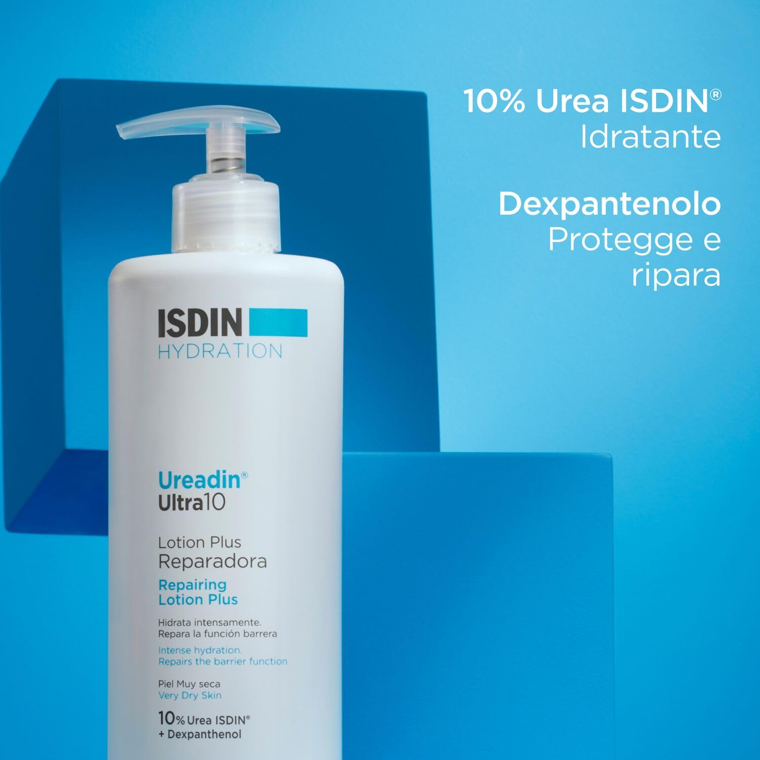 ISDIN Ureadin Ultra10 (400 ml) | Lozione Riparatrice con 10% Urea | Idrata Intensamente e Aiuta a Riparare la Funzione Barriera | Consigliata per Pelli molto Secche