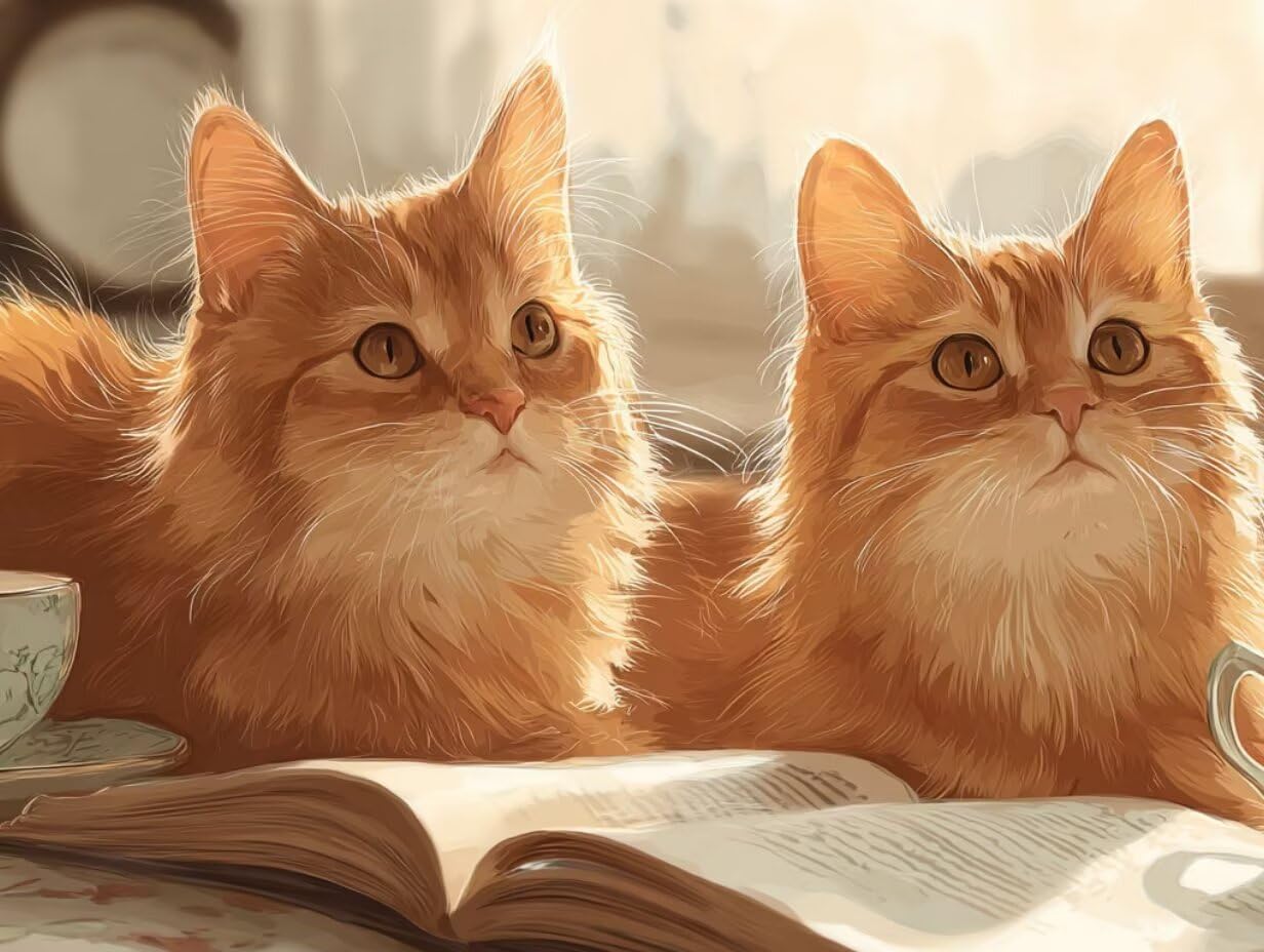 Puzzle pour Adults 6000 Pièces, Chat Mignon, Jigsaw Bois de YHPGL4-594