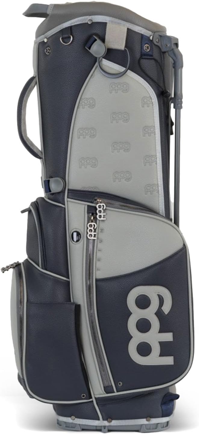 PPG Pin Popint Golf Triumph Series Stand Bag, 6-Way Club Divider, Protective Cover, Multiple Pockers for Organization, Easily Attaches to Pushcar & Trolley, Georgetown