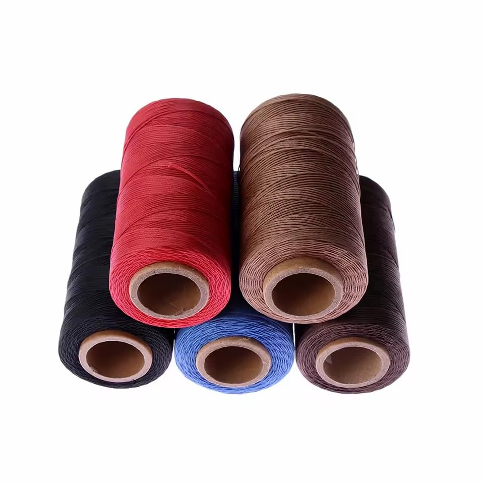 Hilo encerado para coser 1mm 260M color negro miniatura 4