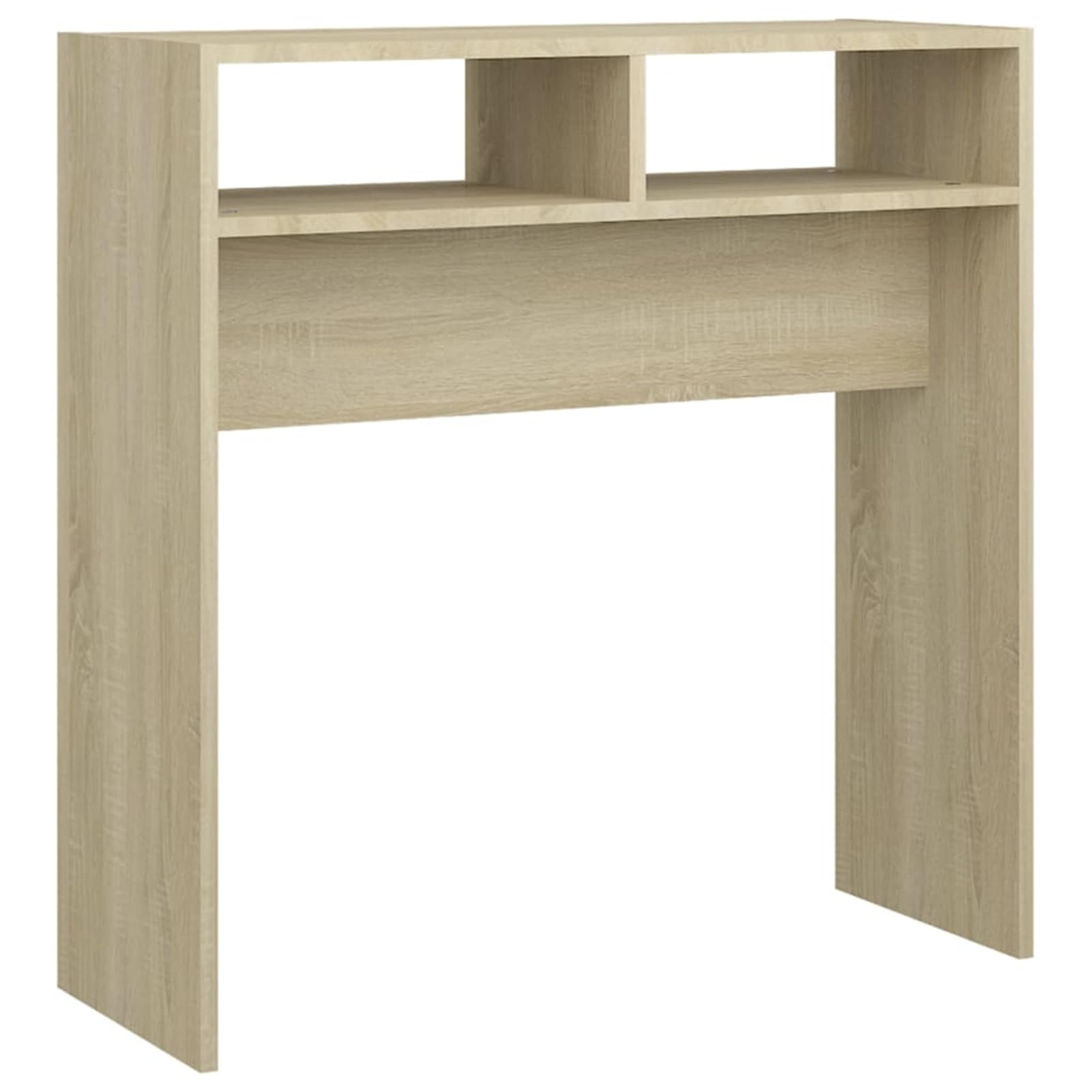 Homgoday Mesa Consola Madera contrachapada Roble Sonoma 78x30x80 cm Mesas auxiliares de salón,Mesa Consola Recibidor Mueble de Entrada Estrecha Clásica