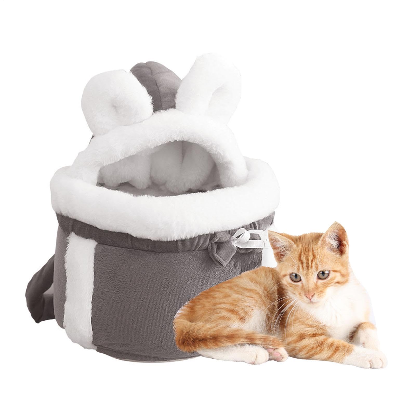 Transportbox für Haustiere – niedliche Katzentransportbox mit doppelter