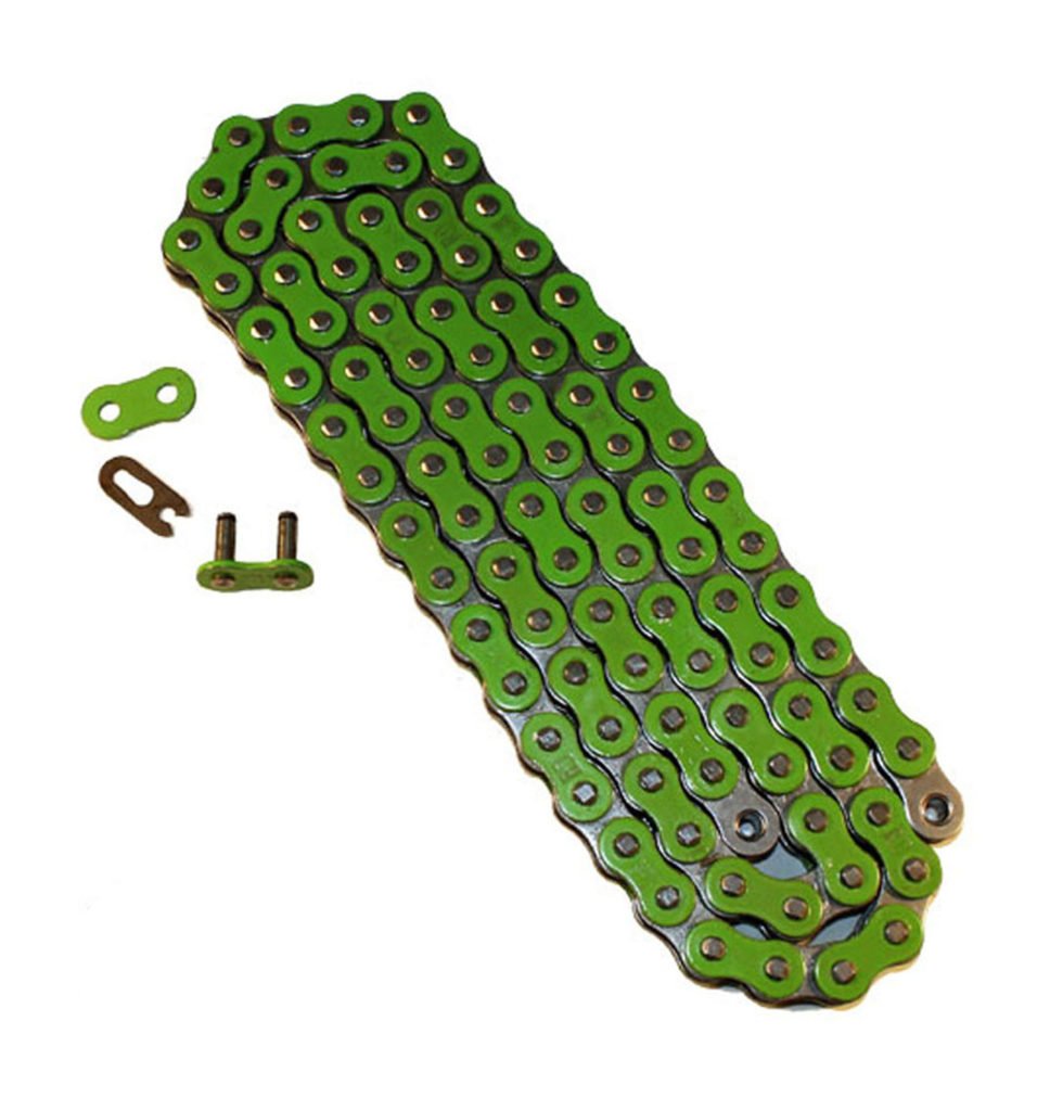 Green Non O-Ring Chain for Kawasaki KFX400 KFX 400 2004 2005 2006 520-96L