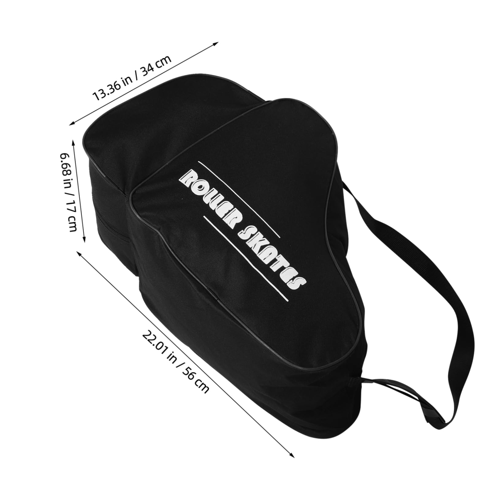 BRIGHTFUFU Roller Skating Storage Bag Ice Skates Bag Construction Ventilated Mesh Easy to Carry