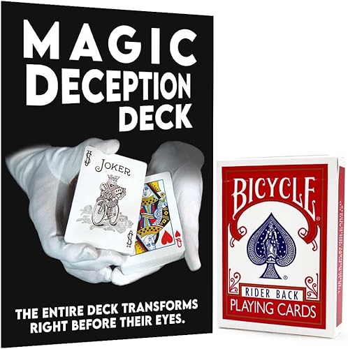 Magic Deception Deck - Truco de cartas mágicas que cambian de color de Magic Makers